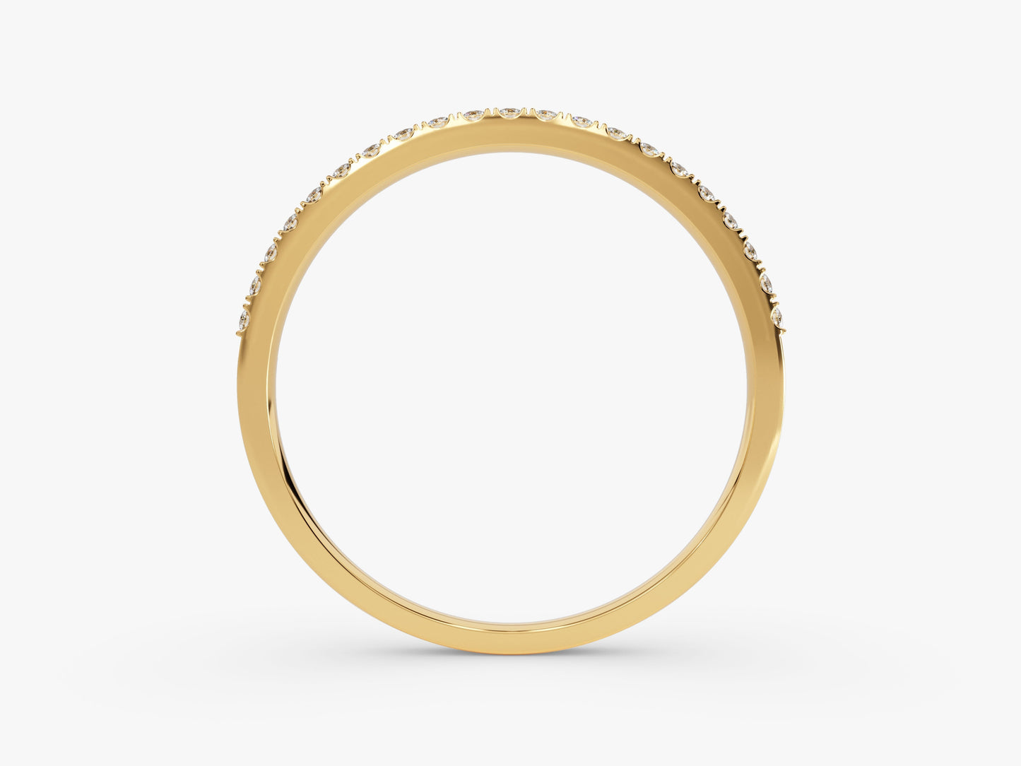 4-Prong Half Eternity Wedding Band (0.21 CT TW)