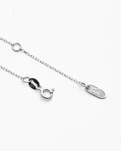 Tiny Bazel Set Necklace Minimalist Everyday - Minimalist Jewelry