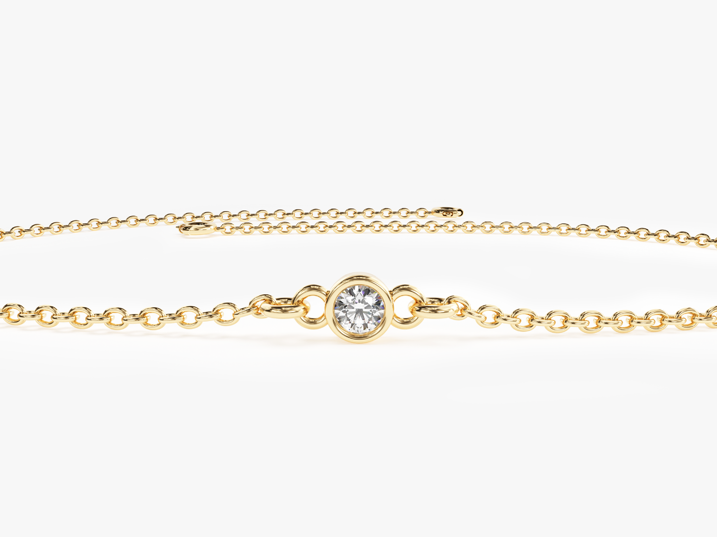 Bezel Set Bracelet