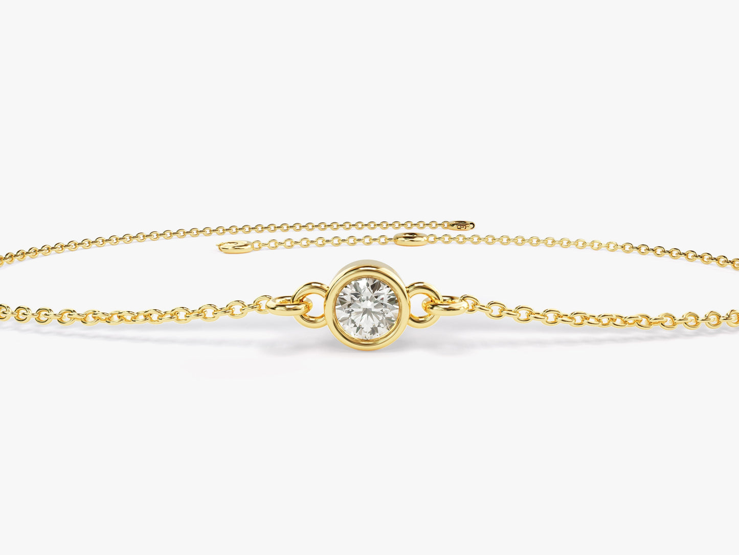 Bezel Set Bracelet