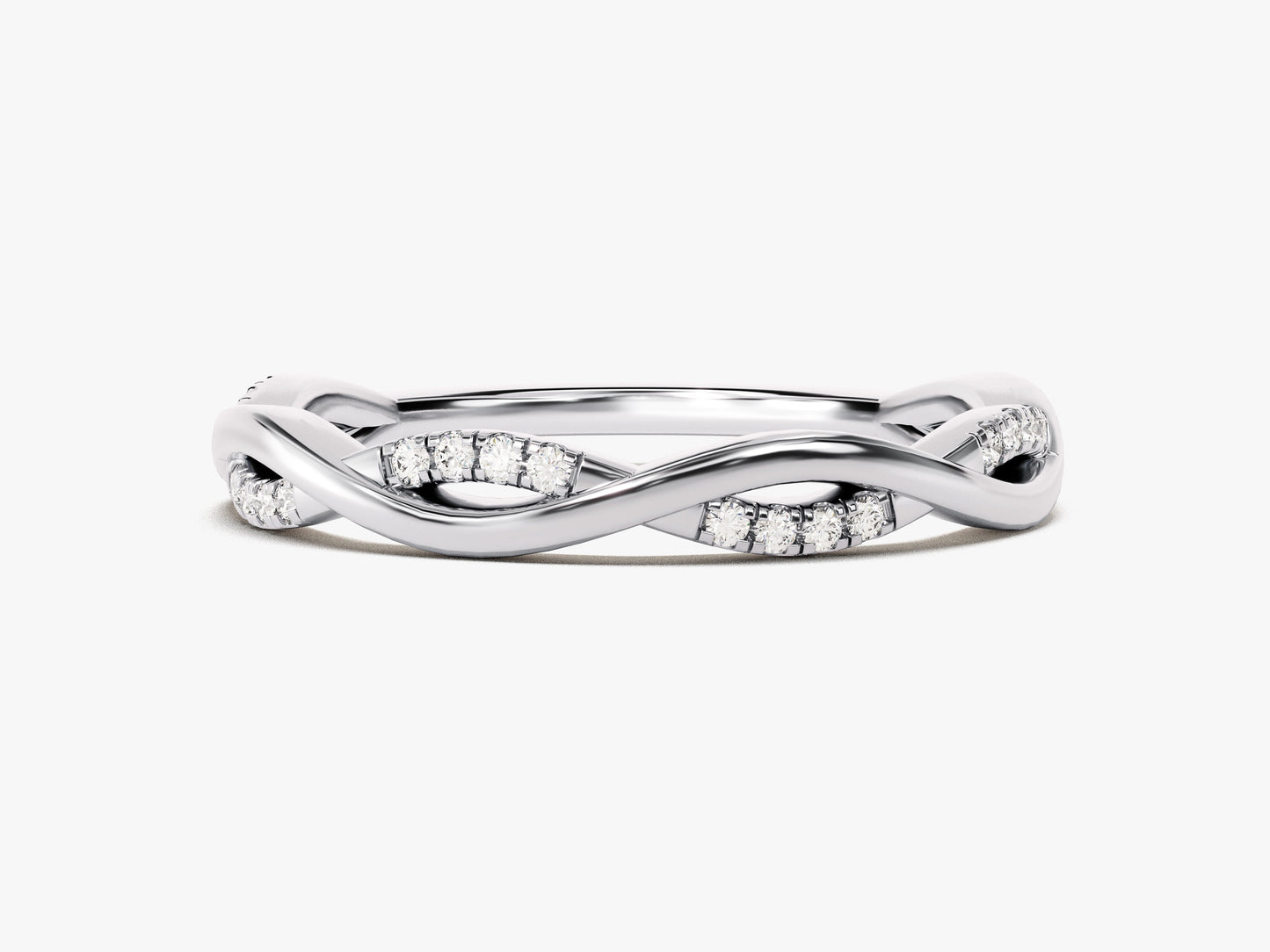 Twisted Vine Wedding Band