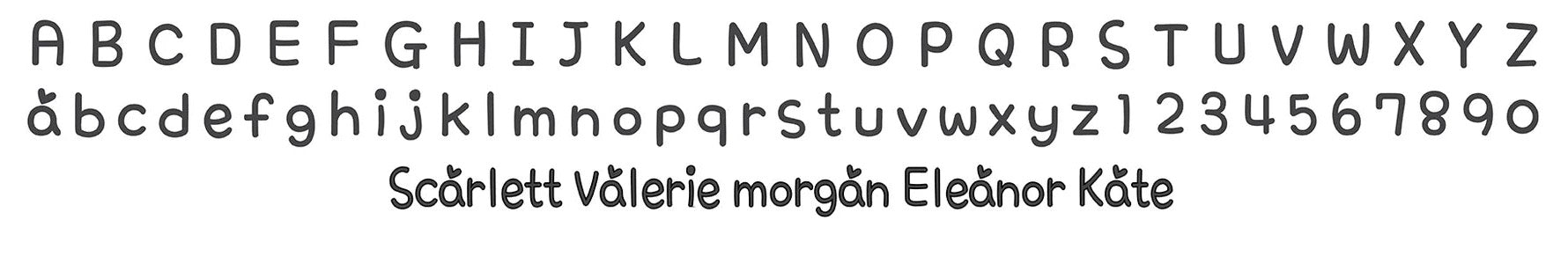 Font 01 preview