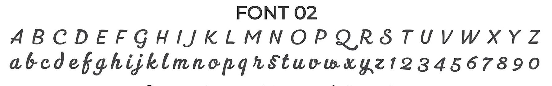Font 02 preview
