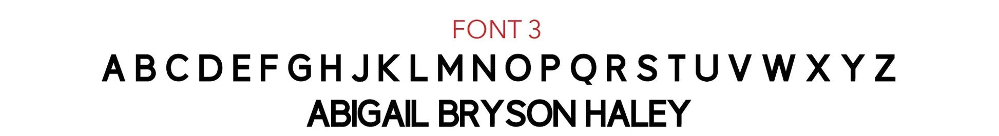 Font 03 preview