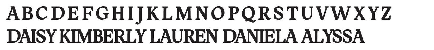 Font 13 preview