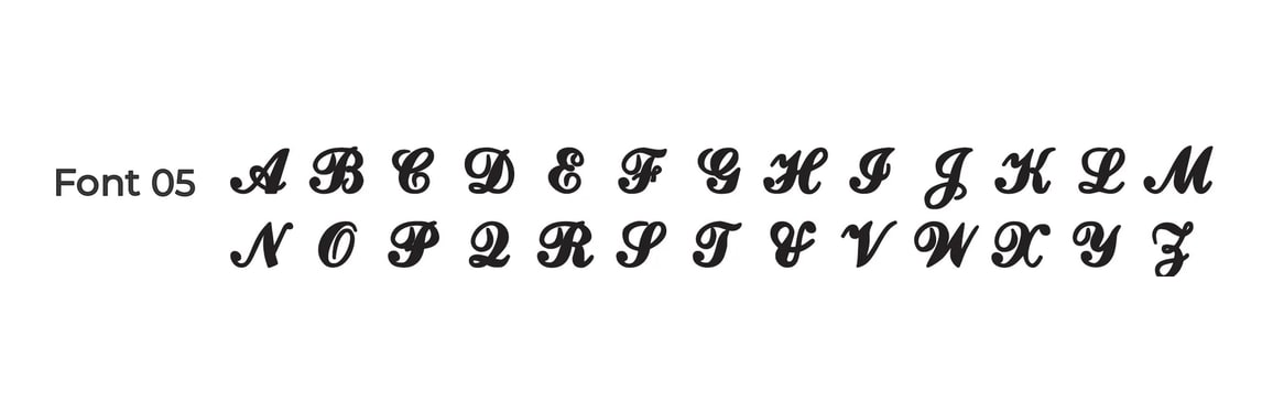 Font 05 preview