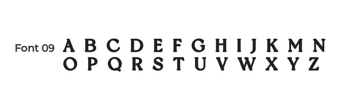 Font 09 preview