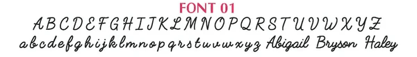 Font 01 preview