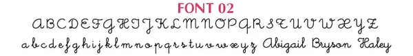 Font 02 preview