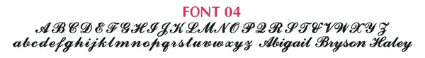 Font 04 preview
