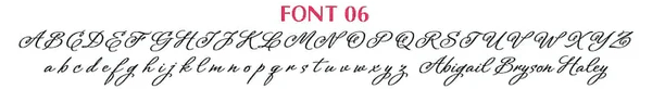 Font 06 preview