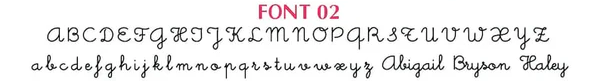 Font 02 preview