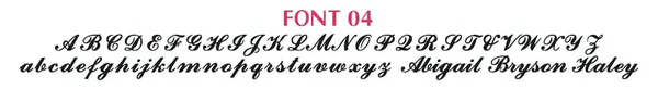 Font 04 preview