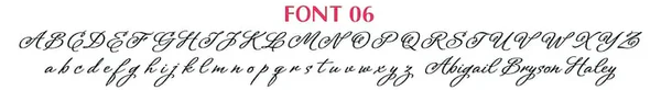 Font 06 preview